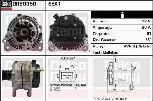 Remy DRB0950 - Alternator www.molydon.hr