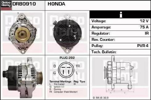 Remy DRB0910 - Alternator www.molydon.hr