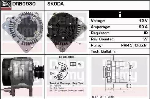 Remy DRB0930 - Alternator www.molydon.hr