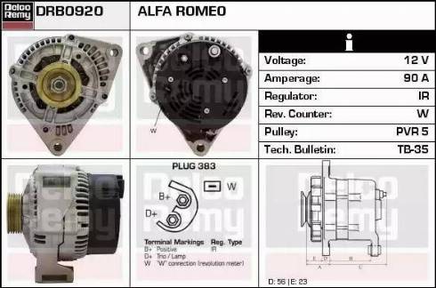 Remy DRB0920 - Alternator www.molydon.hr