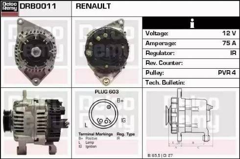 Remy DRB0011 - Alternator www.molydon.hr