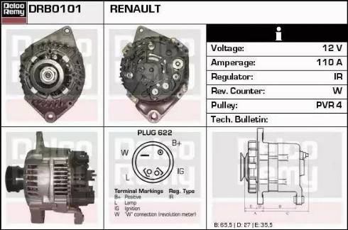 Remy DRB0101 - Alternator www.molydon.hr