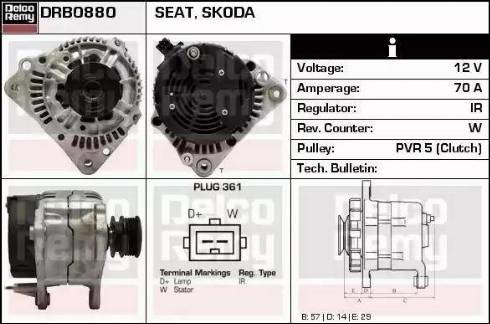 Remy DRB0880 - Alternator www.molydon.hr