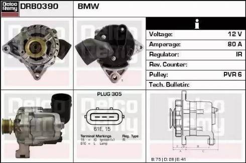 Remy DRB0390 - Alternator www.molydon.hr