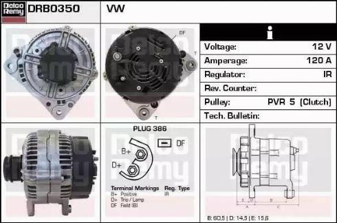 Remy DRB0350 - Alternator www.molydon.hr