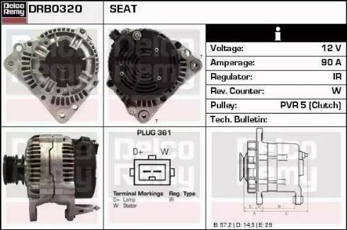 Remy DRB0320 - Alternator www.molydon.hr