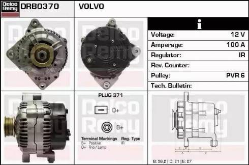 Remy DRB0370 - Alternator www.molydon.hr