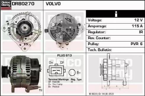 Remy DRB0270 - Alternator www.molydon.hr