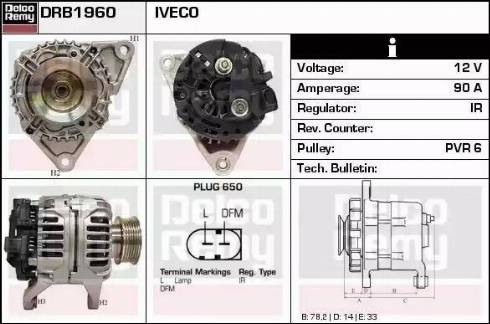 Remy DRB1960 - Alternator www.molydon.hr