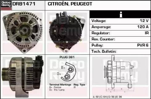 Remy DRB1471 - Alternator www.molydon.hr