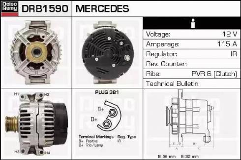 Remy DRB1590 - Alternator www.molydon.hr