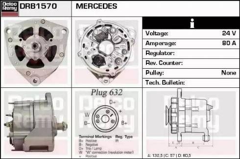 Remy DRB1570 - Alternator www.molydon.hr