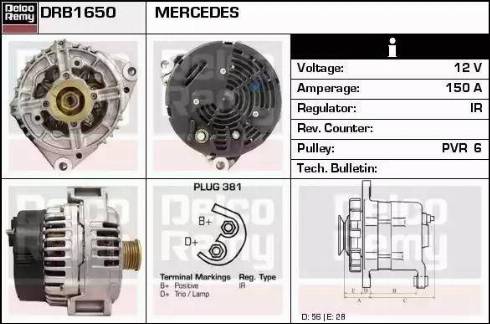 Remy DRB1650 - Alternator www.molydon.hr