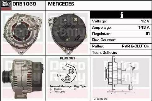 Remy DRB1060 - Alternator www.molydon.hr