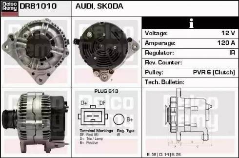 Remy DRB1010 - Alternator www.molydon.hr