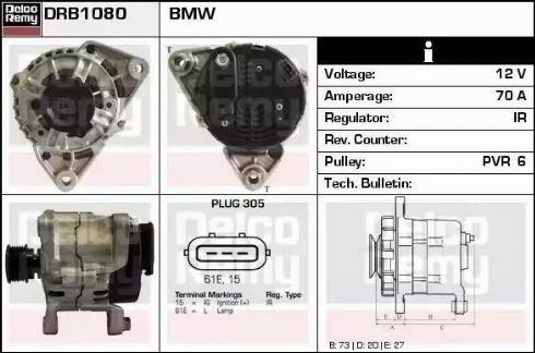 Remy DRB1080 - Alternator www.molydon.hr