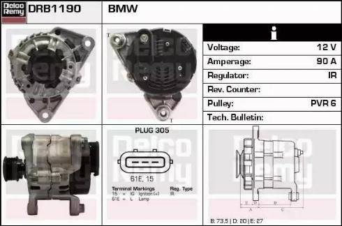 Remy DRB1190 - Alternator www.molydon.hr