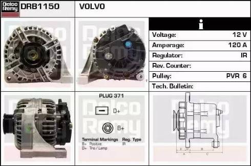 Remy DRB1150 - Alternator www.molydon.hr