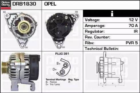 Remy DRB1830 - Alternator www.molydon.hr