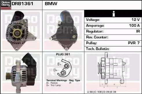 Remy DRB1361 - Alternator www.molydon.hr