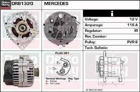 Remy DRB1320 - Alternator www.molydon.hr