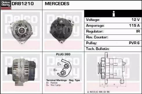 Remy DRB1210 - Alternator www.molydon.hr