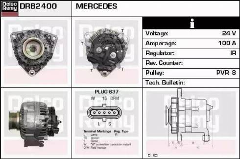 Remy DRB2400 - Alternator www.molydon.hr