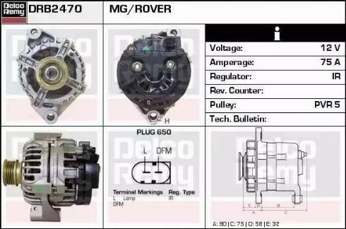 Remy DRB2470 - Alternator www.molydon.hr