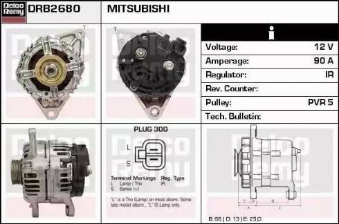 Remy DRB2680 - Alternator www.molydon.hr