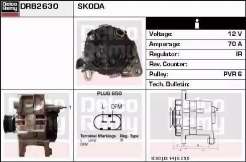 Remy DRB2630 - Alternator www.molydon.hr