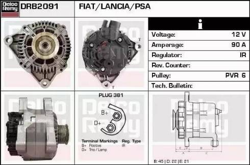 Remy DRB2091 - Alternator www.molydon.hr