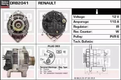 Remy DRB2041 - Alternator www.molydon.hr