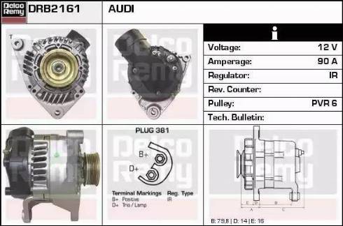 Remy DRB2161 - Alternator www.molydon.hr