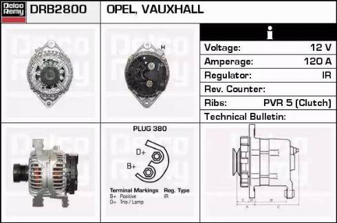 Remy DRB2800 - Alternator www.molydon.hr