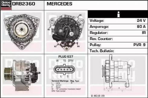 Remy DRB2360 - Alternator www.molydon.hr