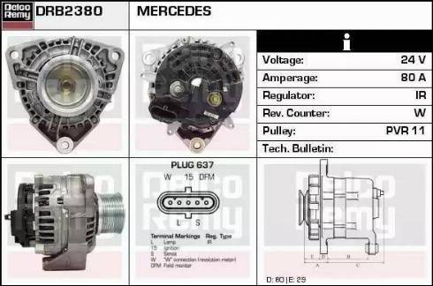 Remy DRB2380 - Alternator www.molydon.hr