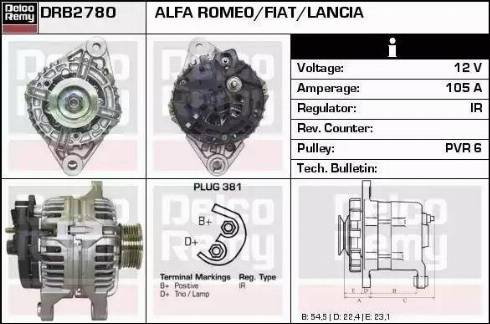 Remy DRB2780 - Alternator www.molydon.hr