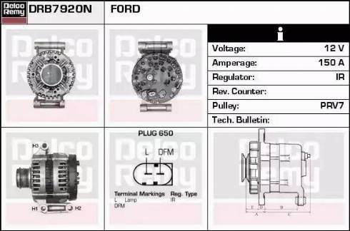 Remy DRB7920N - Alternator www.molydon.hr