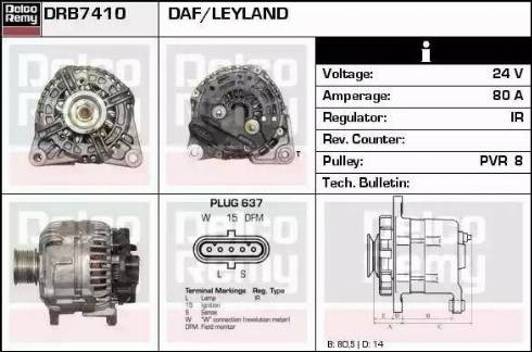 Remy DRB7410 - Alternator www.molydon.hr