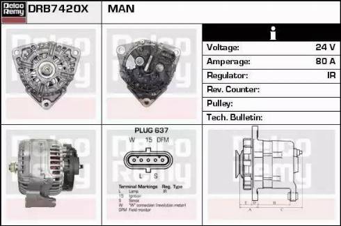 Remy DRB7420X - Alternator www.molydon.hr