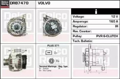 Remy DRB7470 - Alternator www.molydon.hr