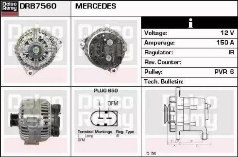 Remy DRB7560 - Alternator www.molydon.hr