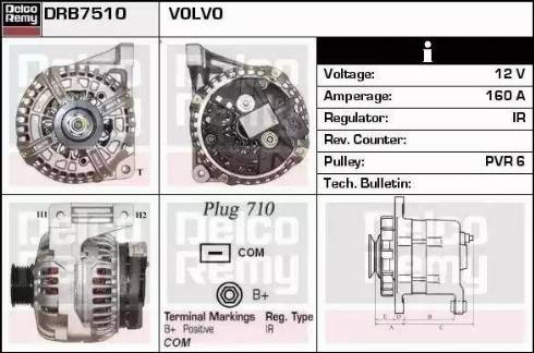 Remy DRB7510 - Alternator www.molydon.hr