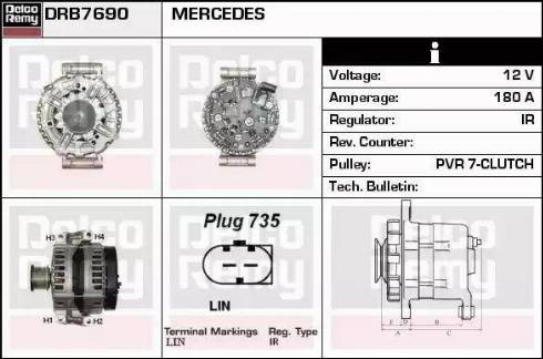 Remy DRB7690 - Alternator www.molydon.hr