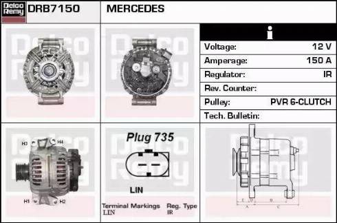 Remy DRB7150 - Alternator www.molydon.hr