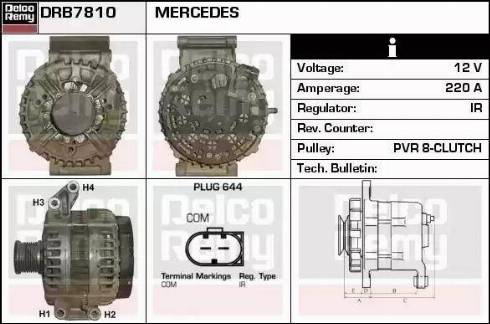 Remy DRB7810 - Alternator www.molydon.hr