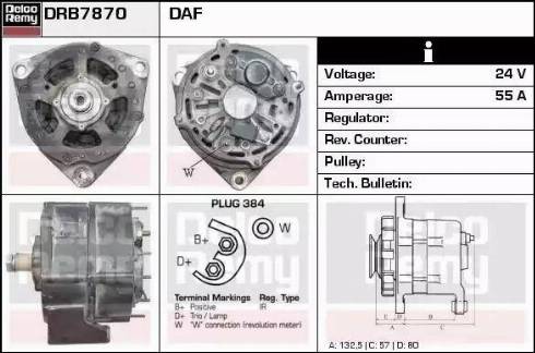 Remy DRB7870 - Alternator www.molydon.hr