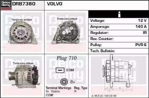 Remy DRB7380 - Alternator www.molydon.hr