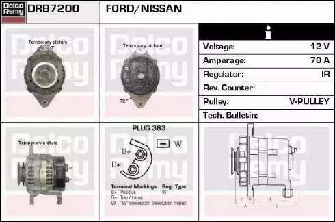 Remy DRB7200 - Alternator www.molydon.hr