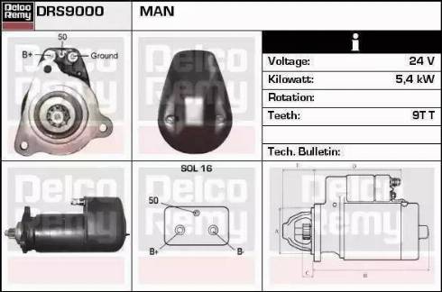 Remy DRS9000 - Starter www.molydon.hr